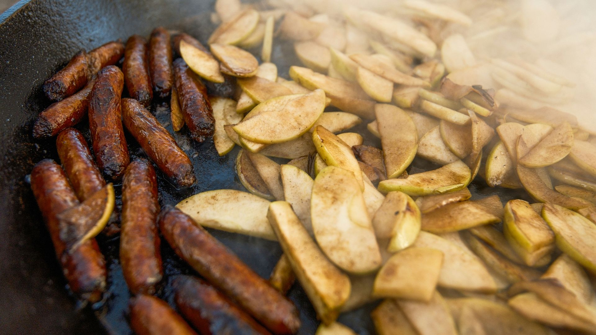 19. Saucisse et pomme