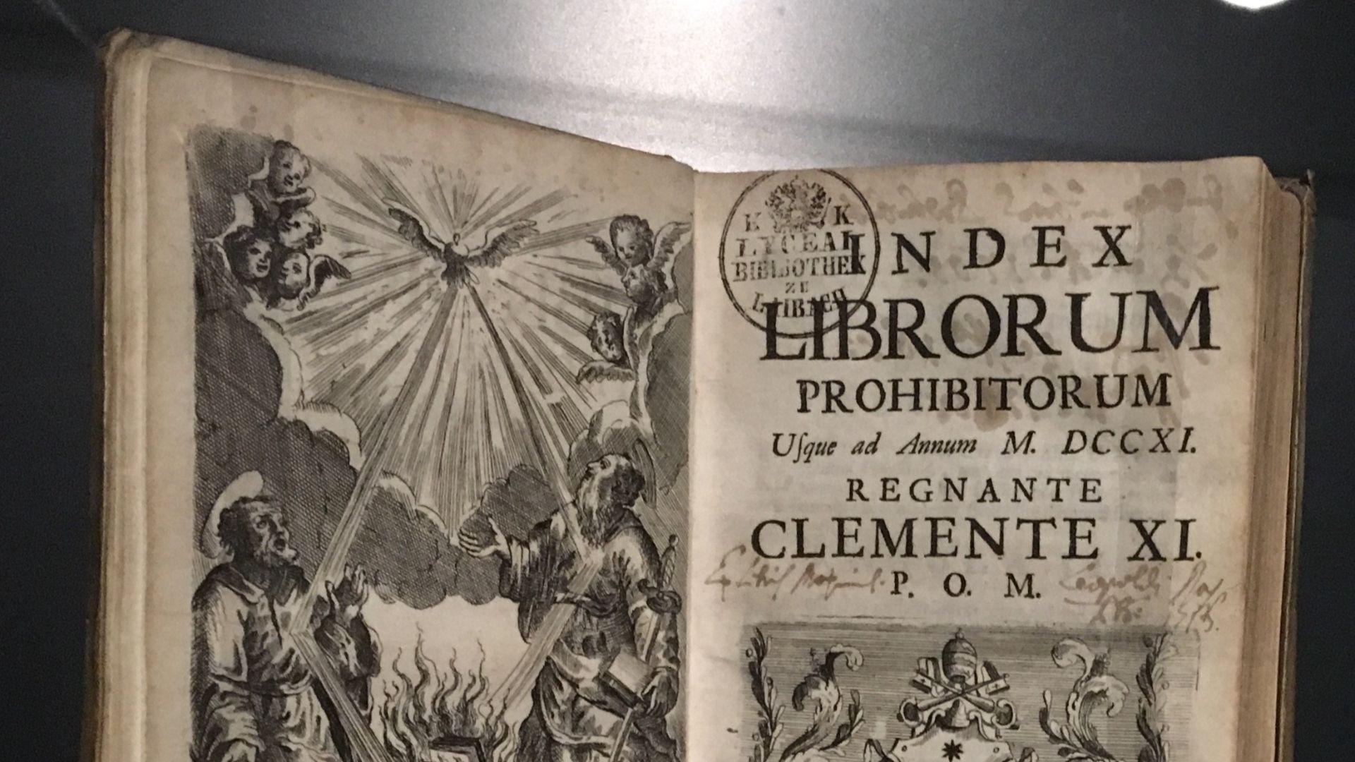 2. L'Index des livres interdits