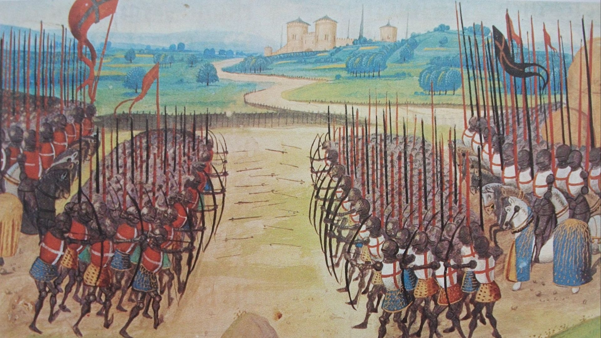 5. L'arc long à la bataille d'Azincourt