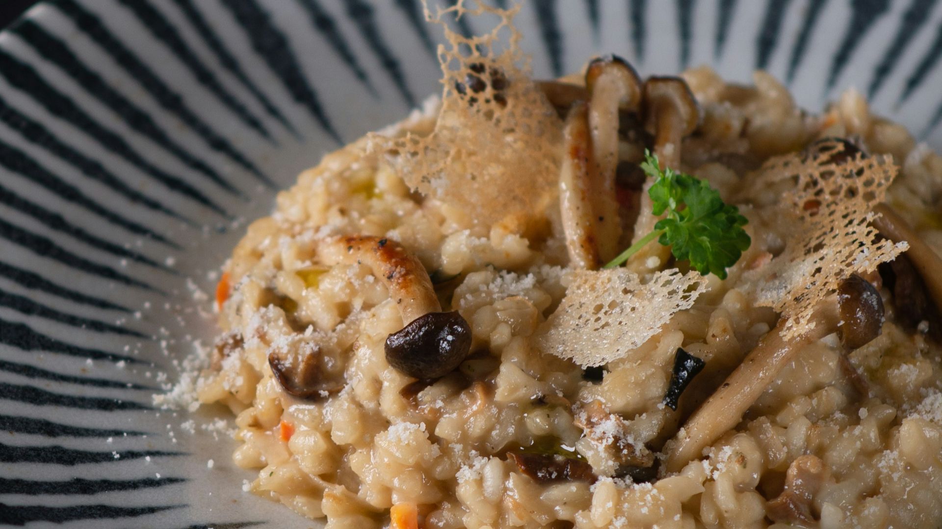13. Risotto à l'orge et aux champignons