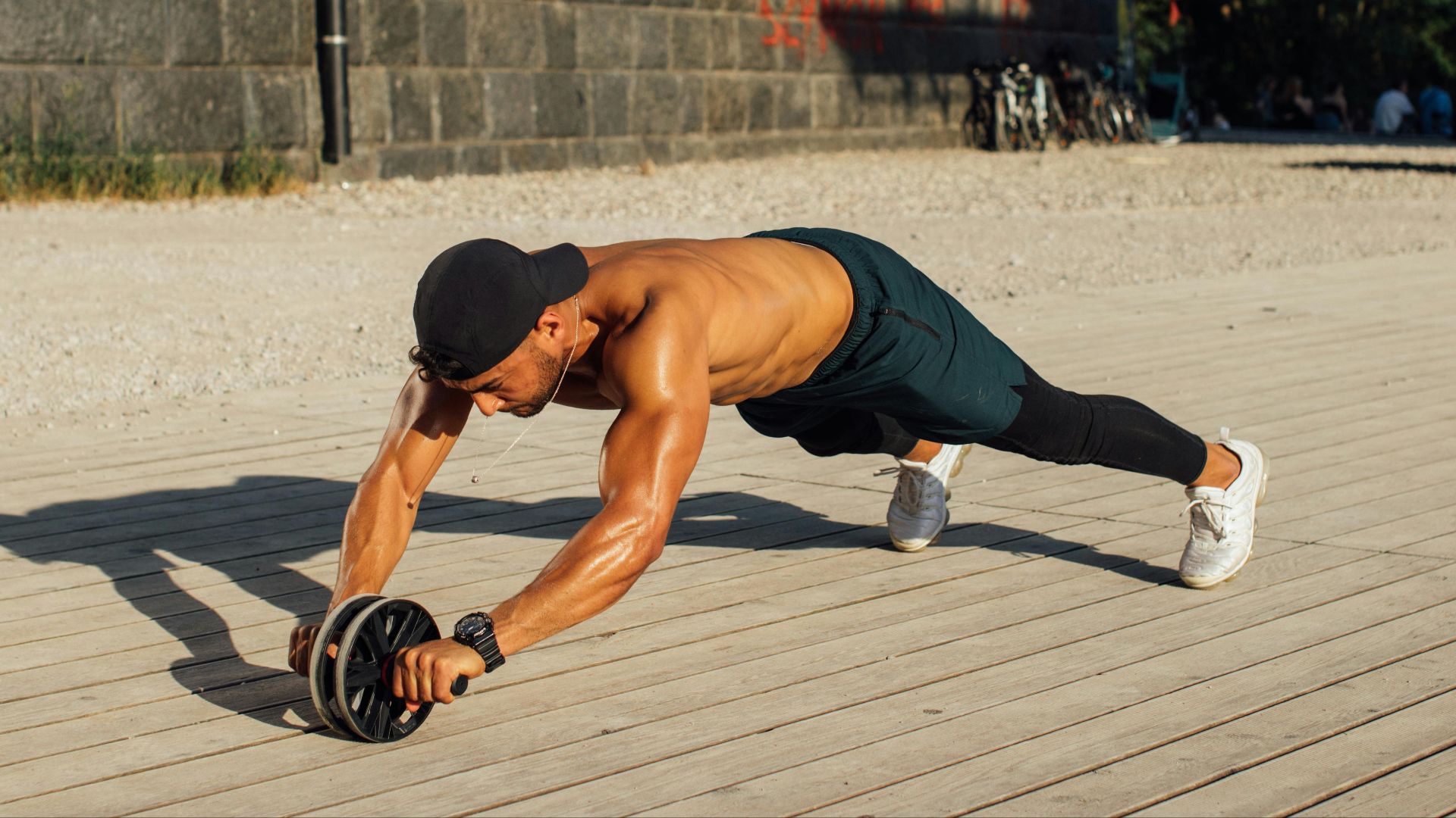 3. Rollouts avec roue abdominale