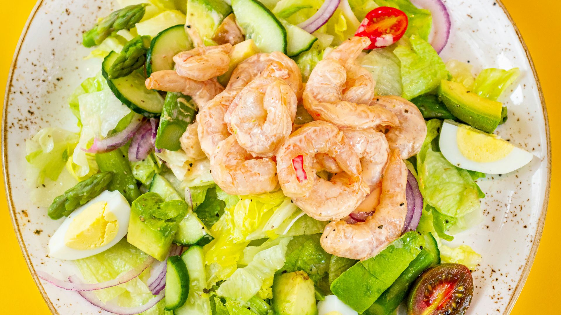 17. Salade de crevettes