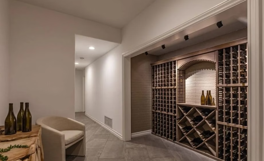 The wine cellar