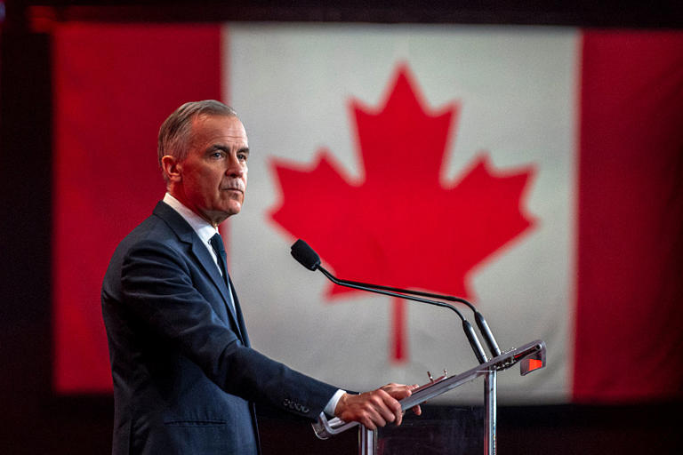 Carney playing the CPC's game