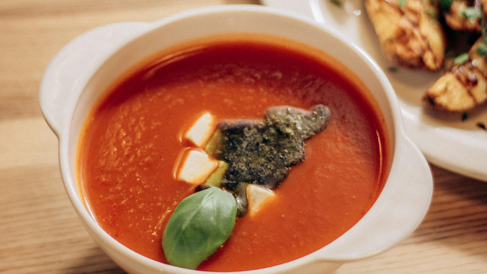20. Croque-monsieur et soupe à la tomate