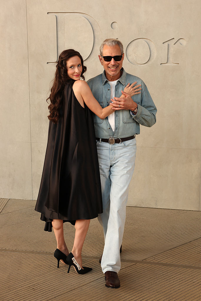 Jeff Goldblum et Emilie Livingston