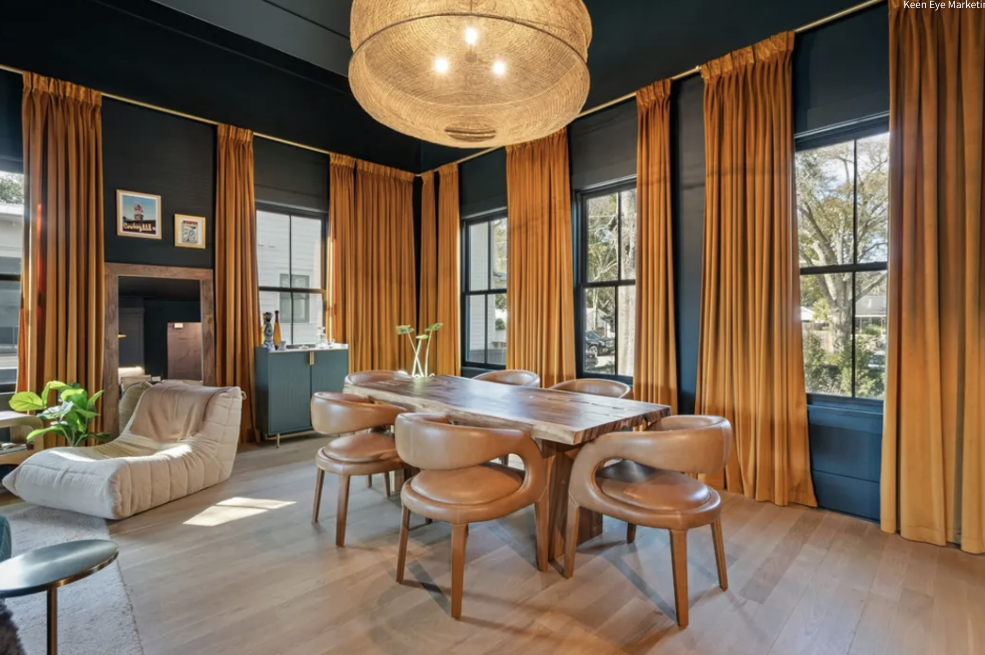 The dining room