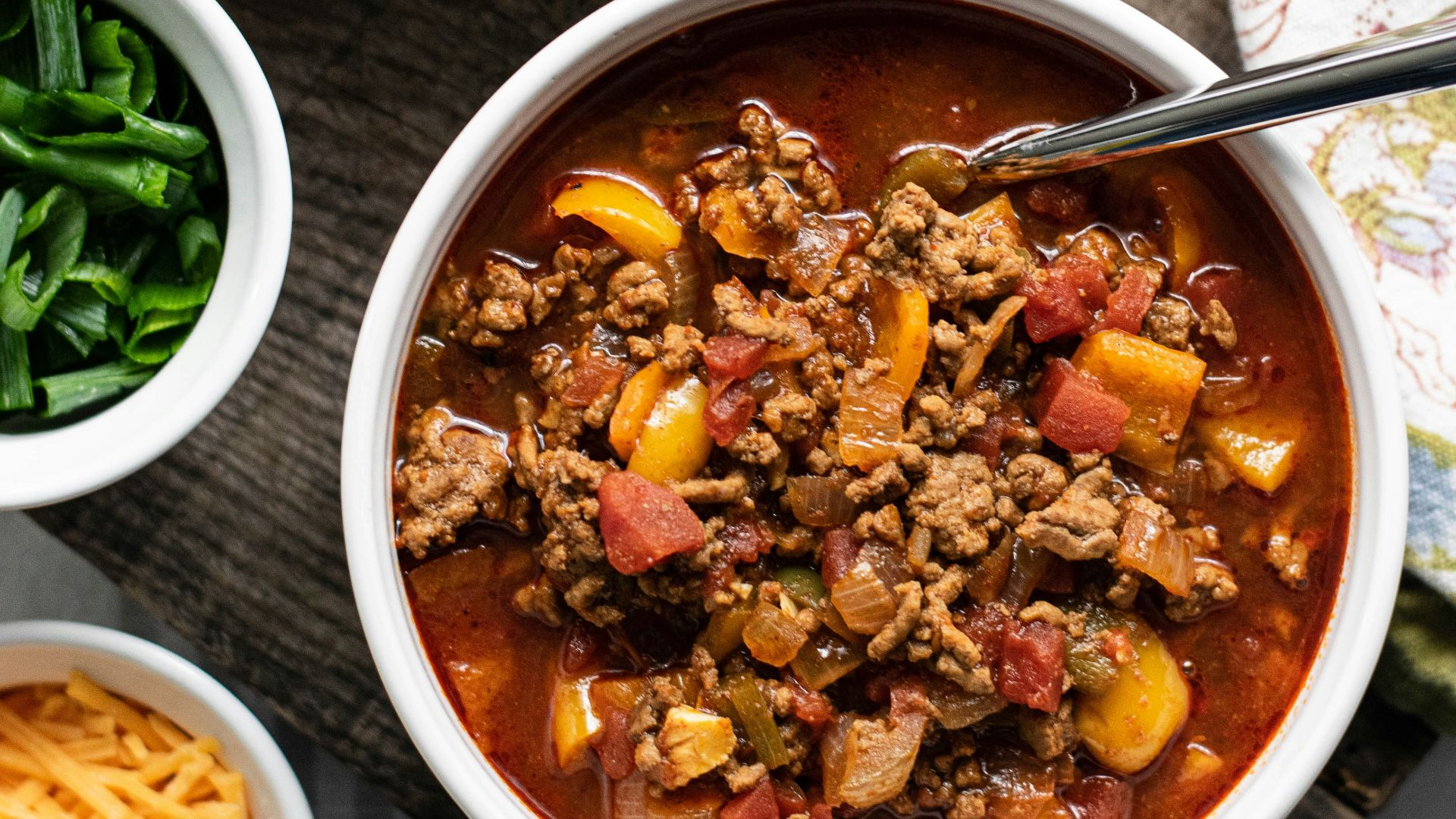 20. Chili au poulet à faible teneur en sodium
