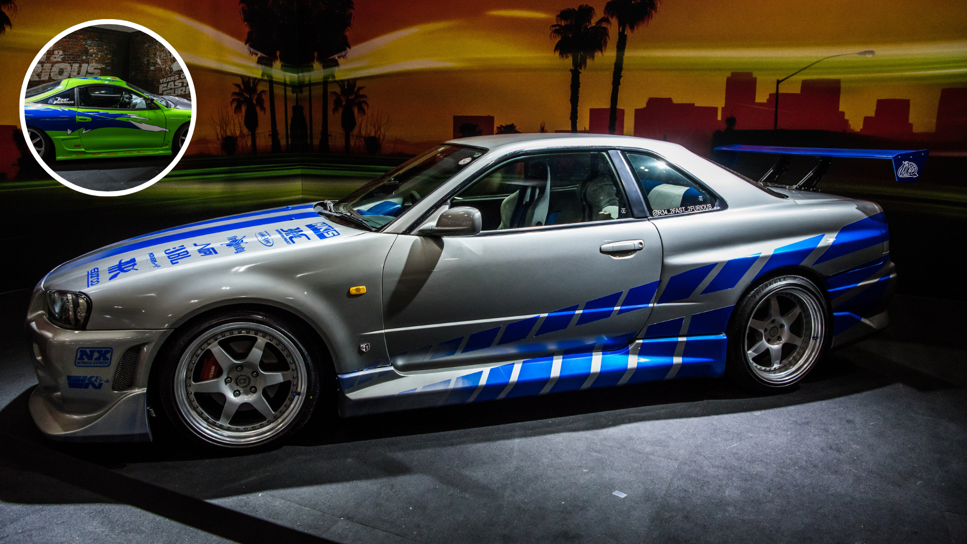 Défilé des plus belles voitures de la saga Fast and Furious