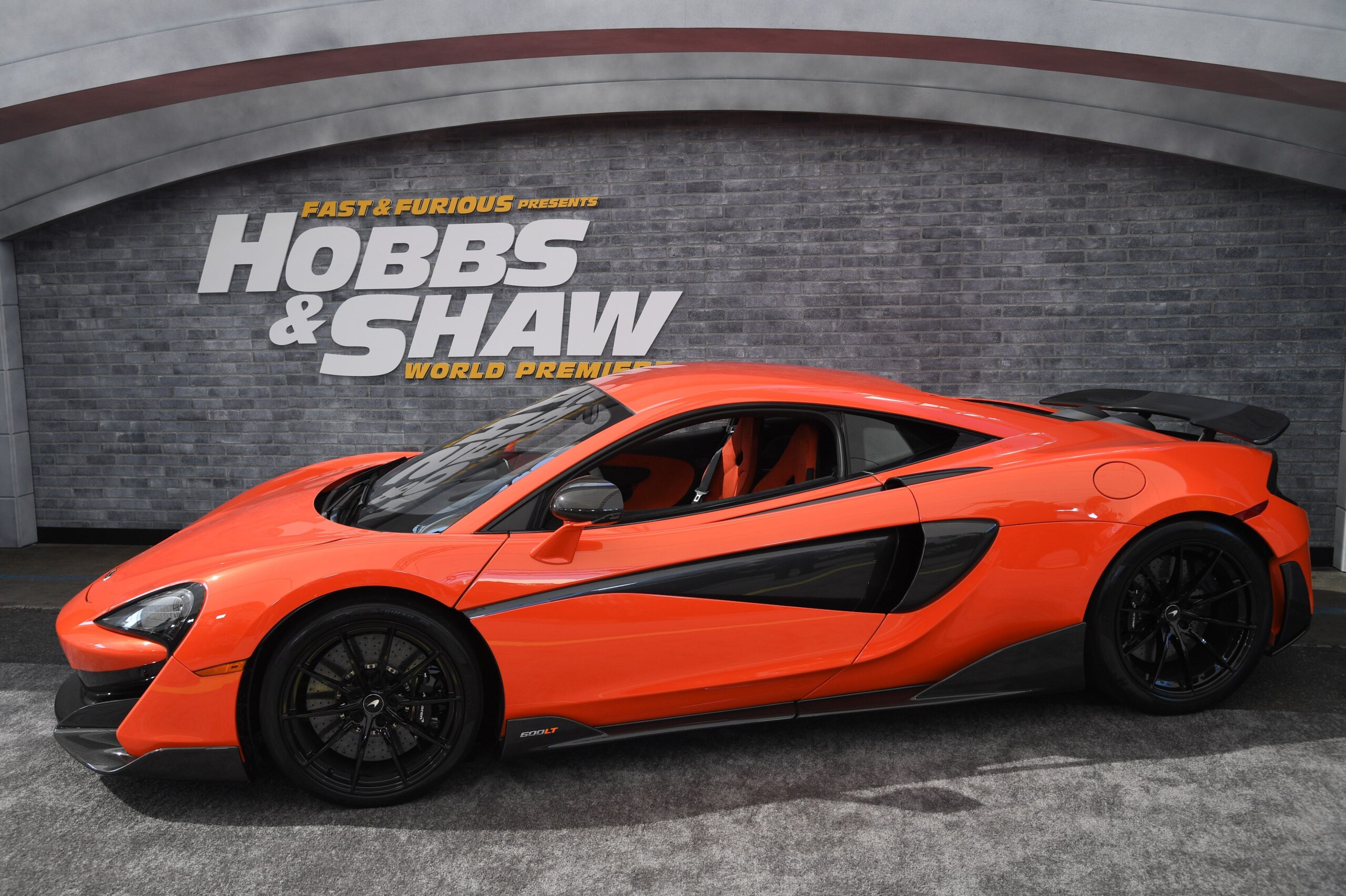 McLaren 600LT qui apparait dans Fast &amp; Furious Presents: Hobbs &amp; Shaw