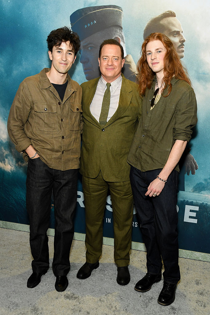 Griffin Arthur Fraser, Brendan Fraser et Leland Francis Fraser