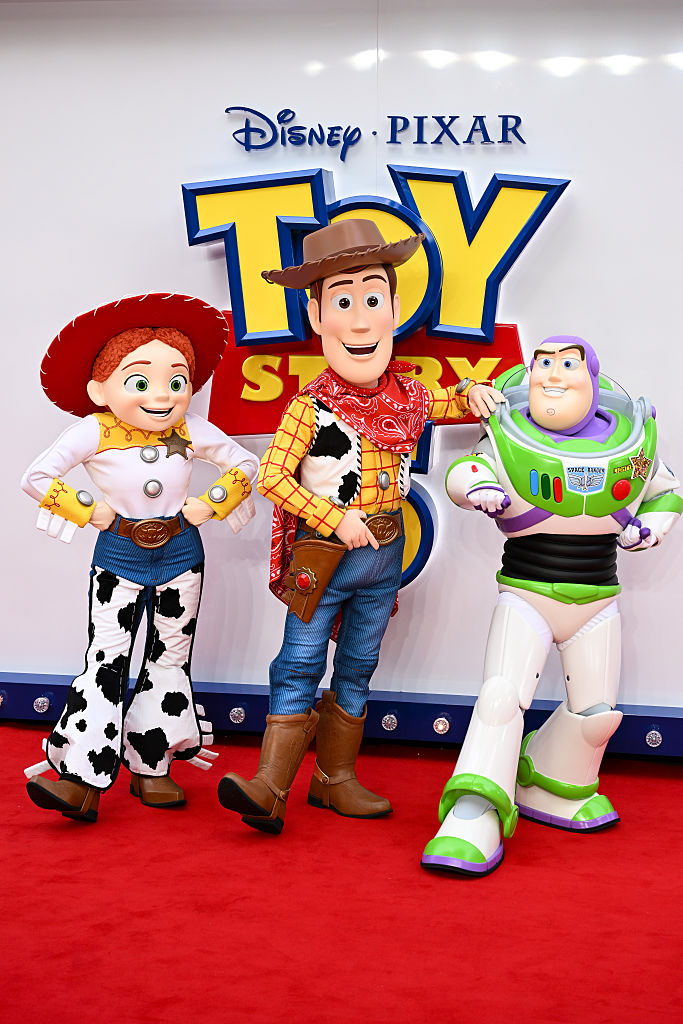 Jessie, Woody, and Buzz Lightyear