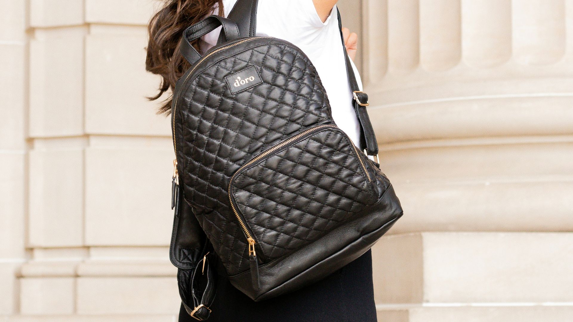 3. Sac à dos en nylon matelassé