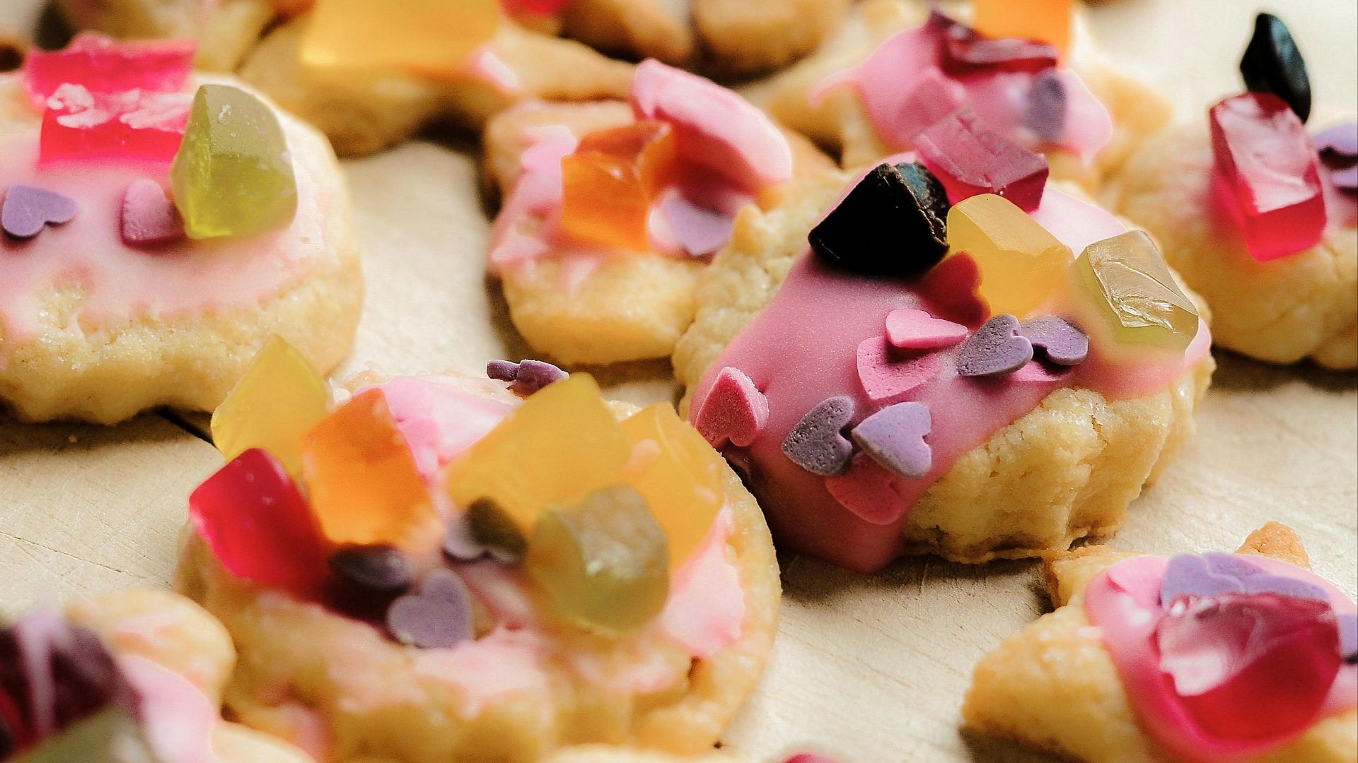 2. Morceaux de bonbons durs