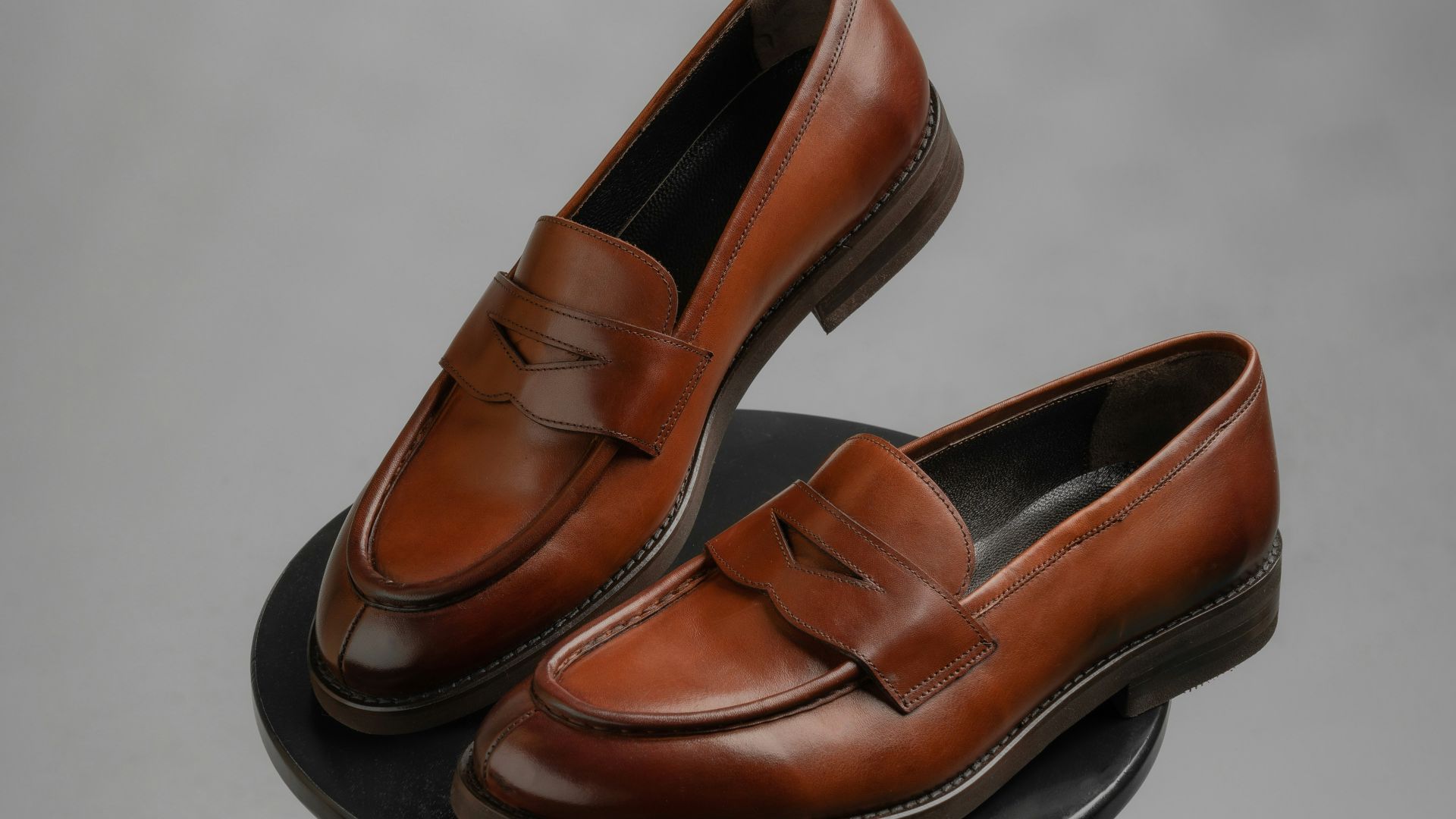 Mocassins en cuir