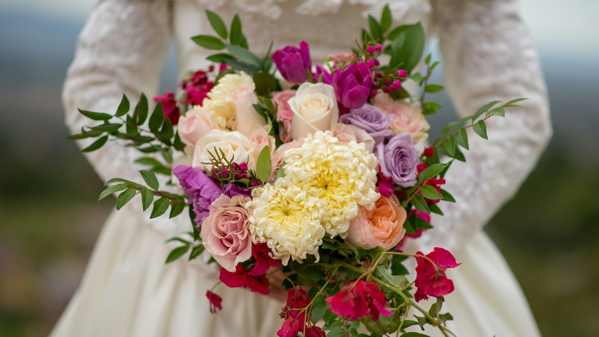 9. Cela permet au bouquet d'apporter de la couleur