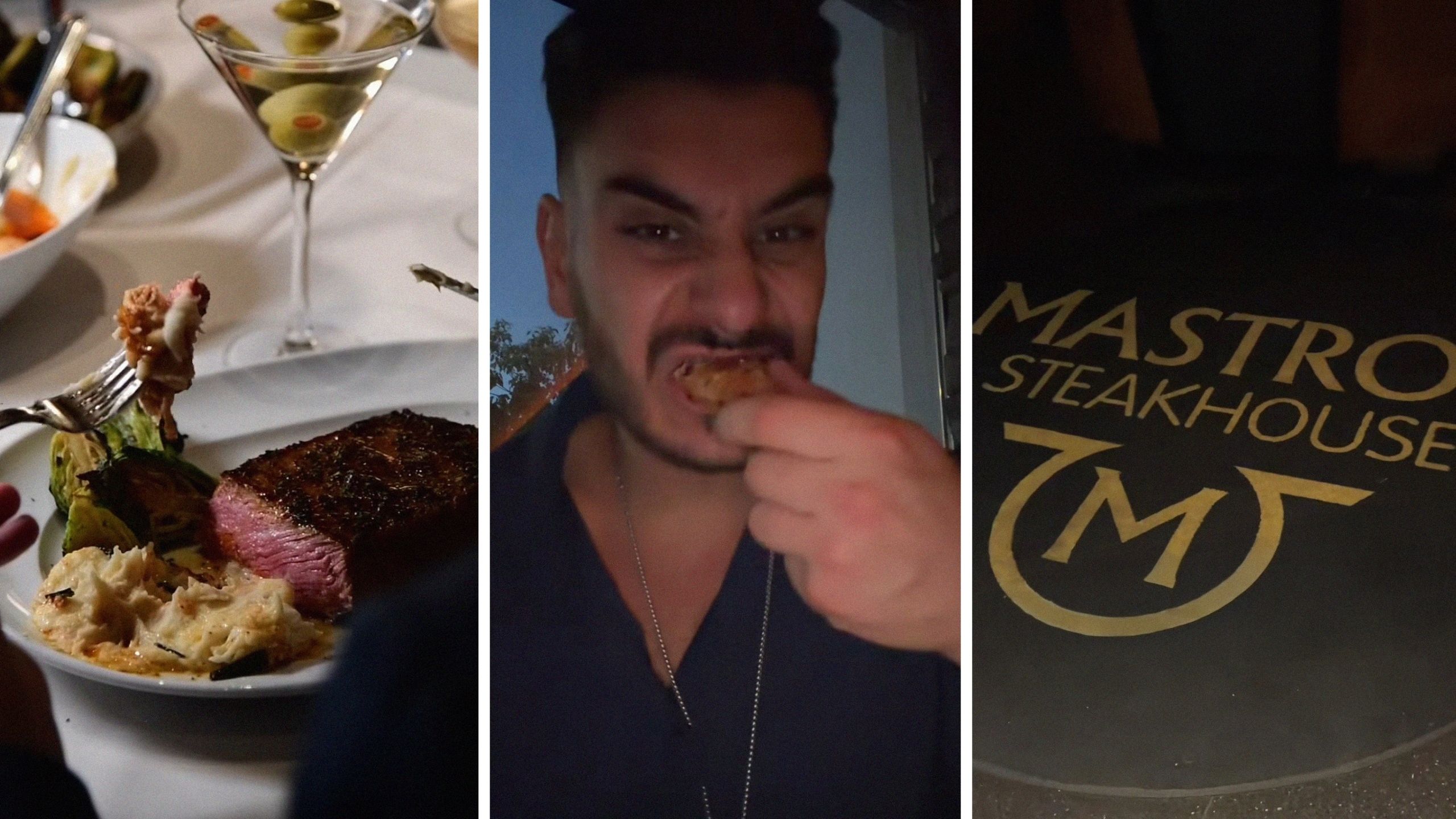 Un homme va au Mastro’s Steakhouse à Houston. Il commande ensuite le New York strip à 78$: «J’ai dit saignant.»