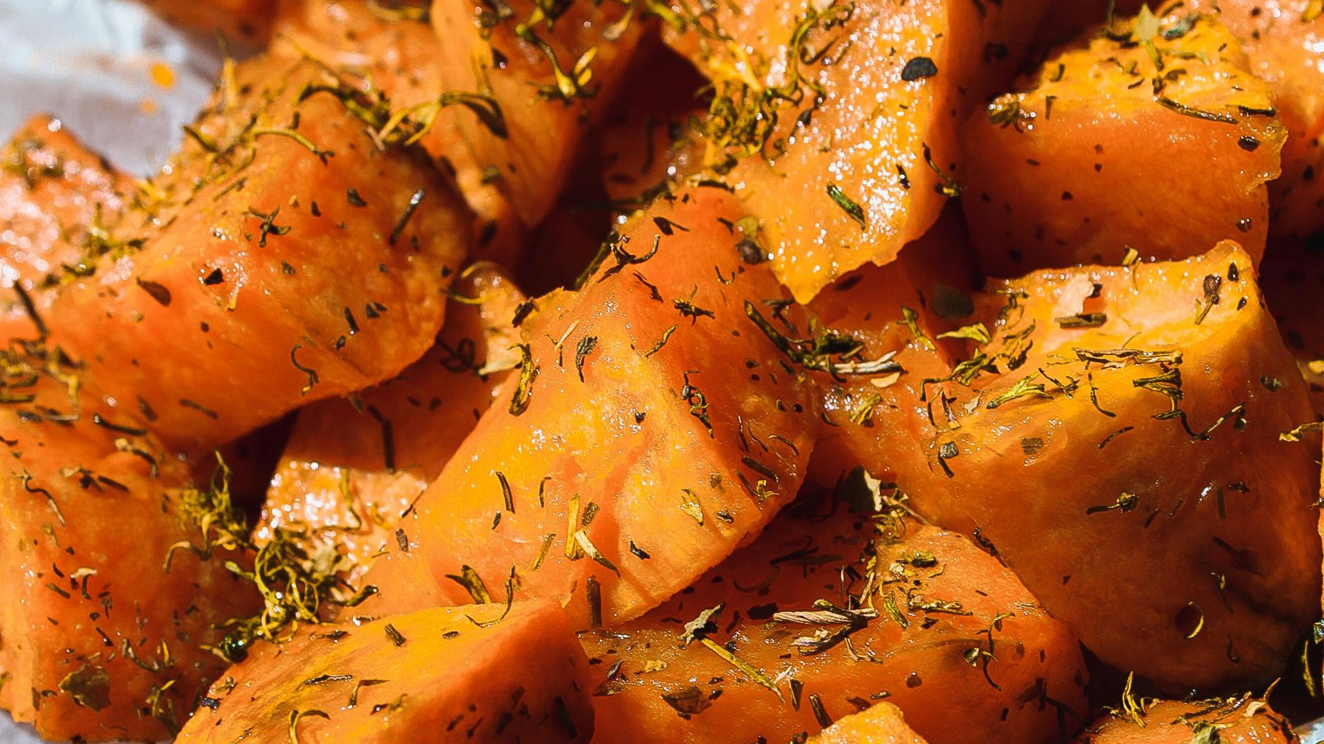 19. Pommes de terre blanches (frites) → Patates douces rôties
