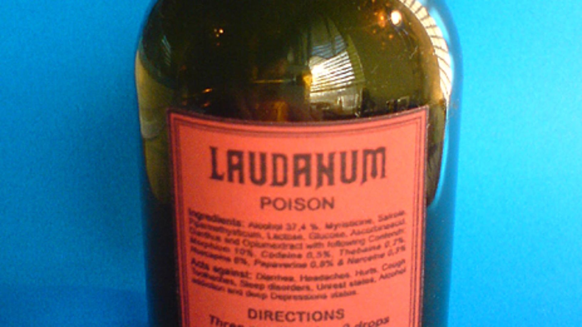 2. Le laudanum contre la douleur et l'insomnie