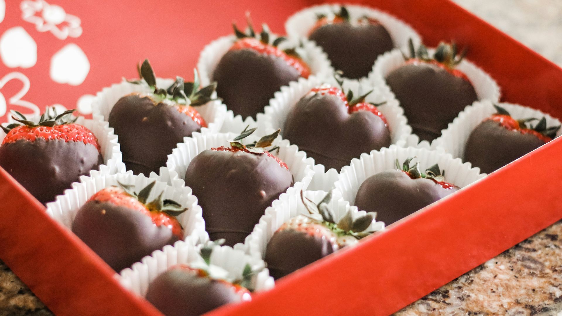 3. Fraises enrobées de chocolat