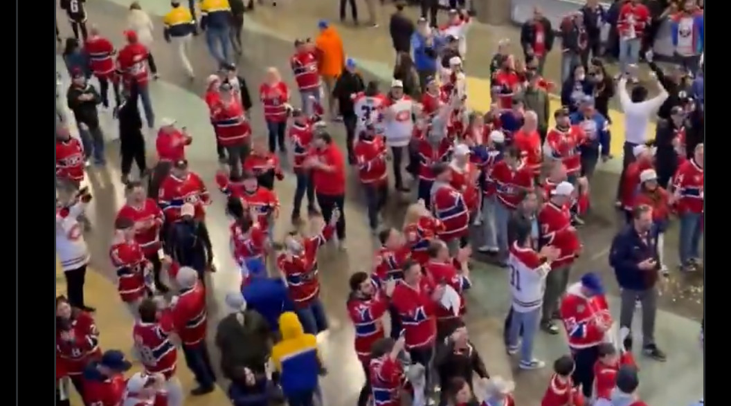 Canadiens fans took over the Sabres’ arena