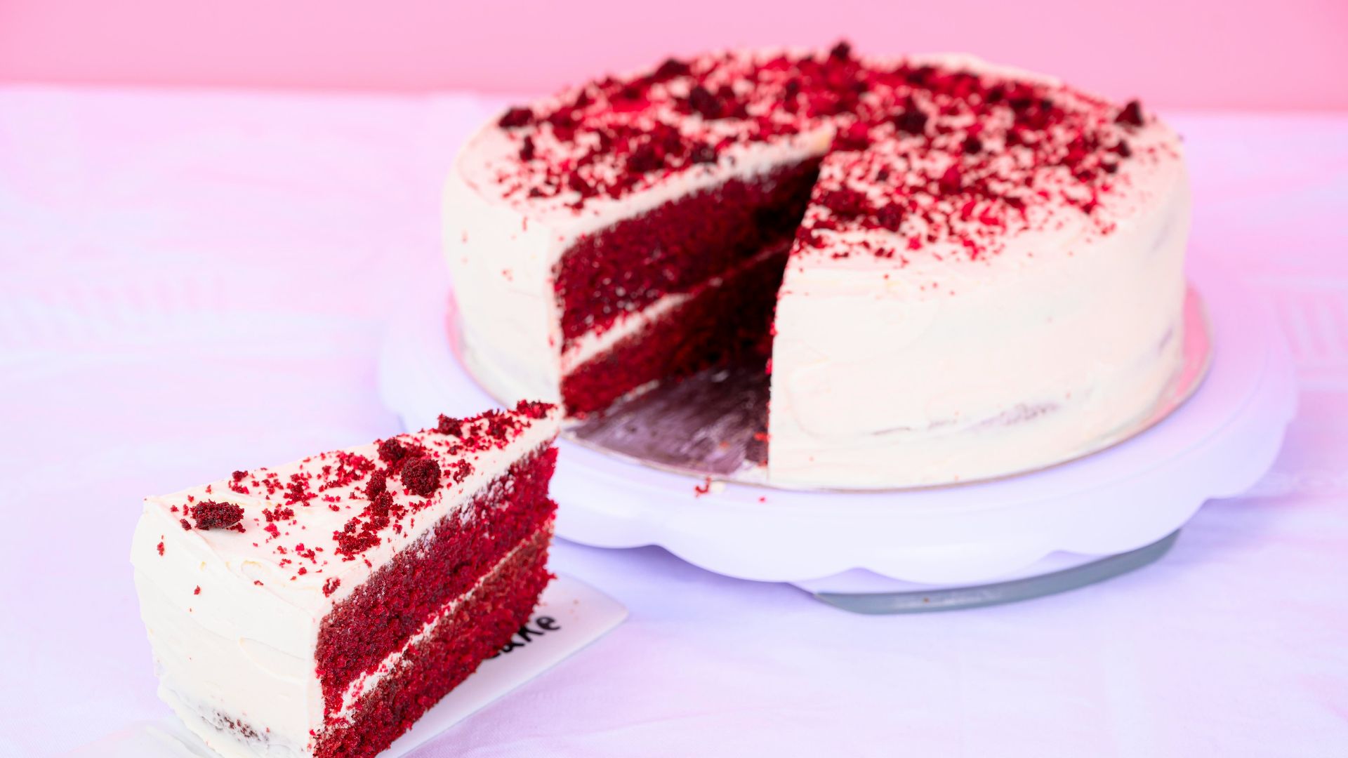 7. Gâteau Red Velvet et vinaigre