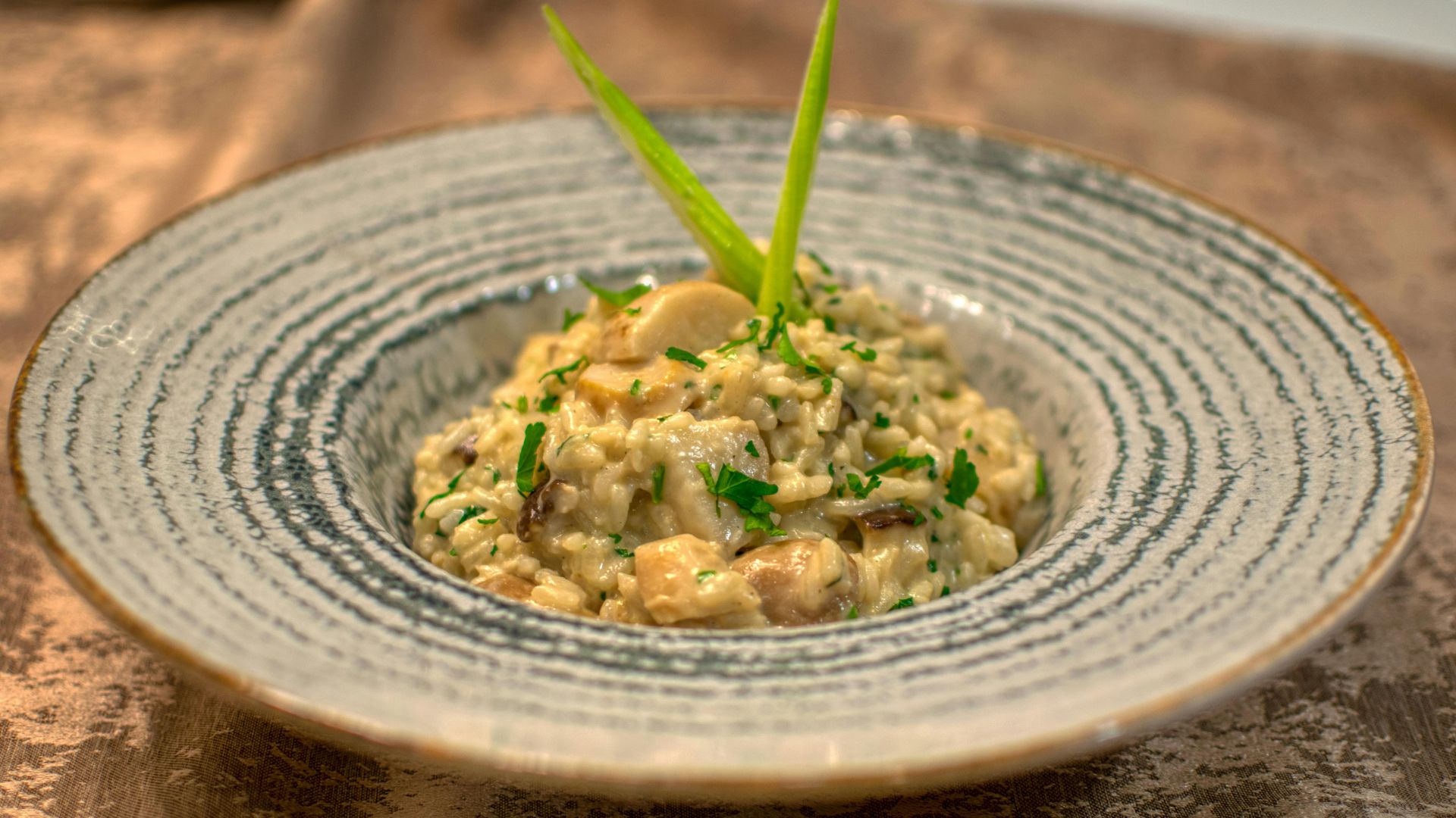 3. Risotto aux champignons