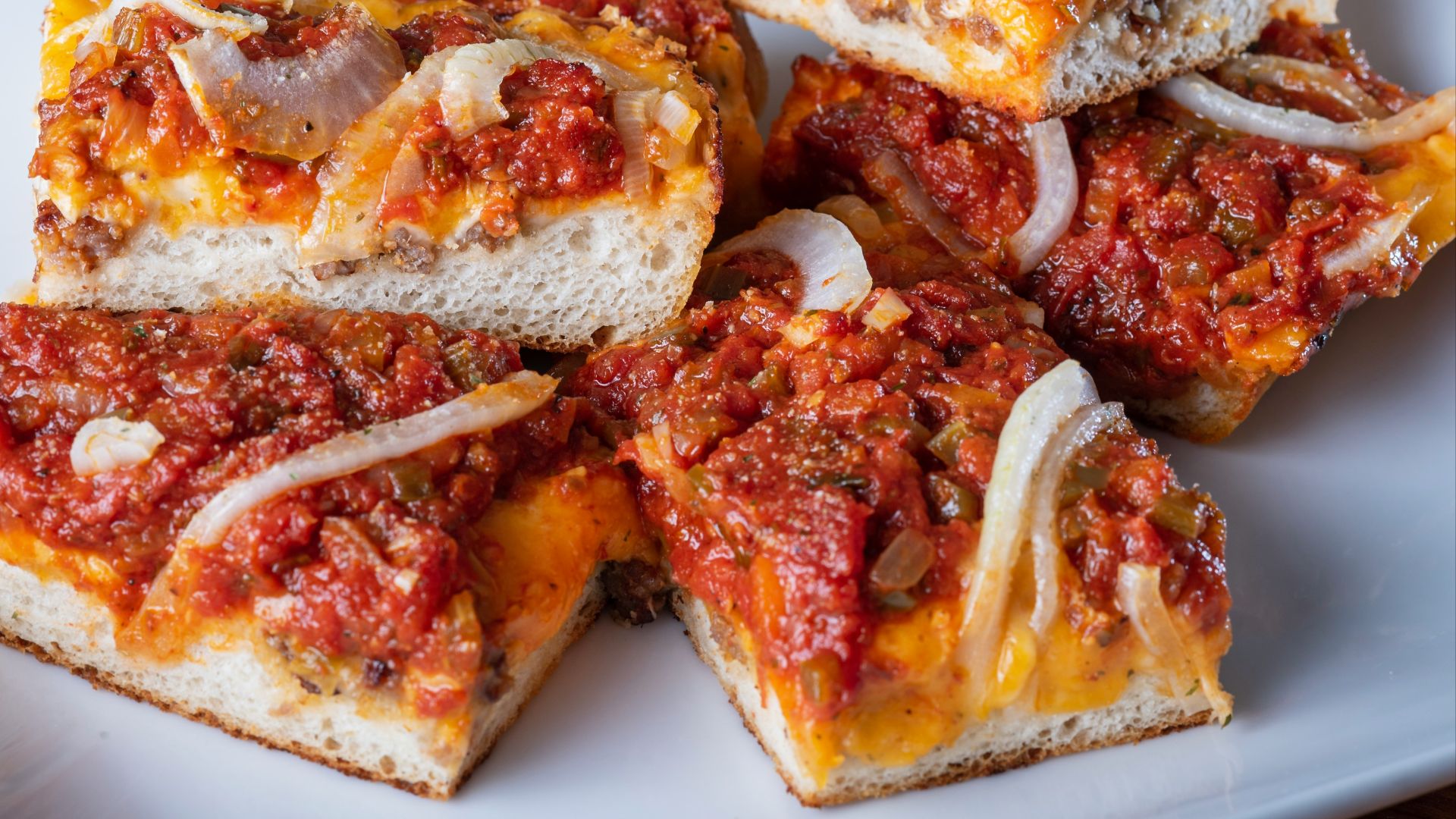 8. La pizza à pâte épaisse à Chicago