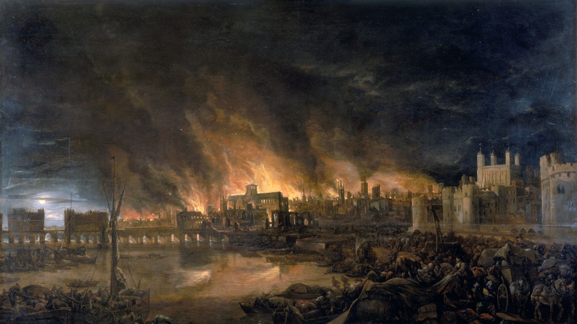 3. Le grand incendie de Londres a contribué à mettre fin à la peste