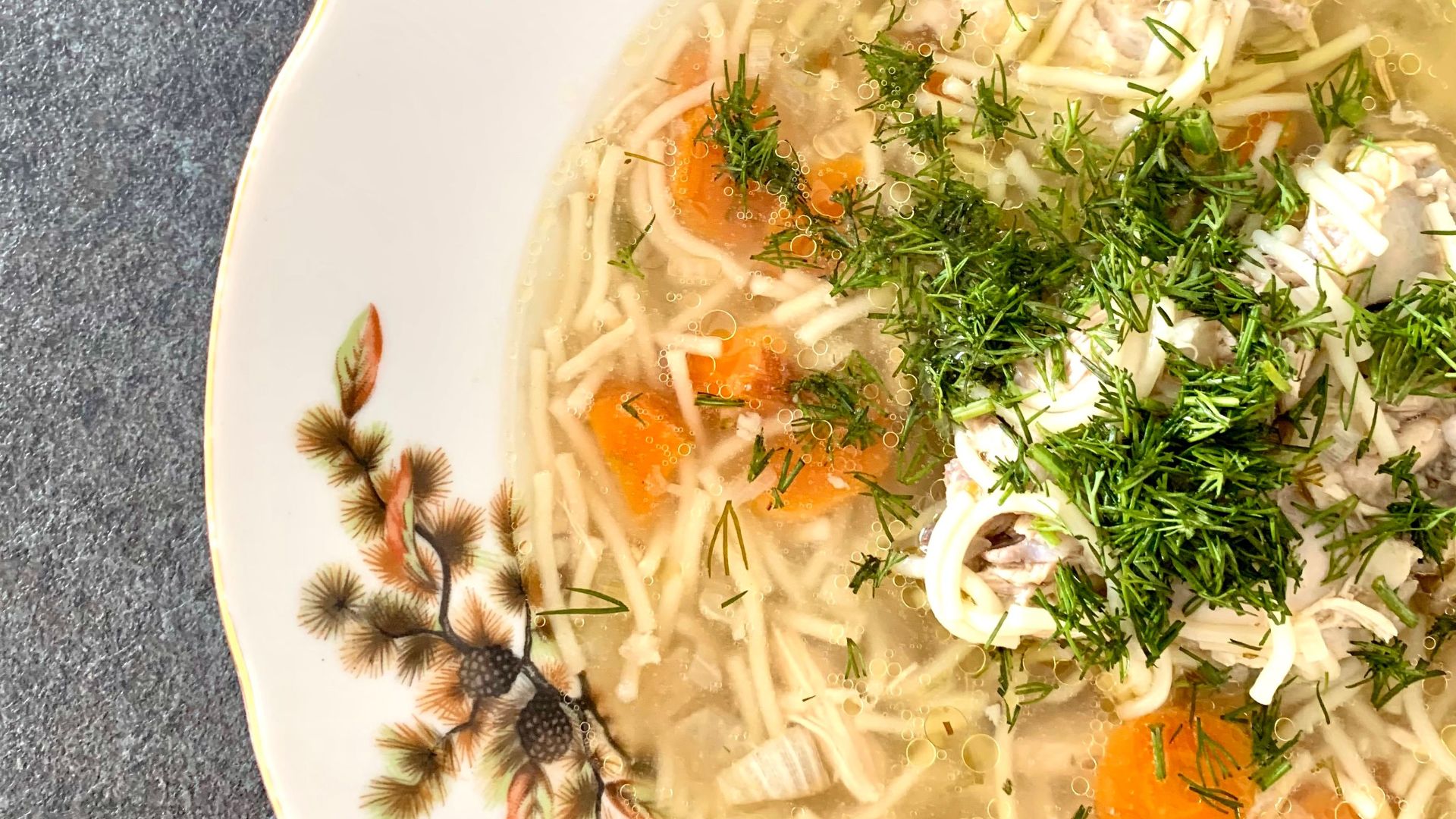 2. Soupe au poulet et aux nouilles