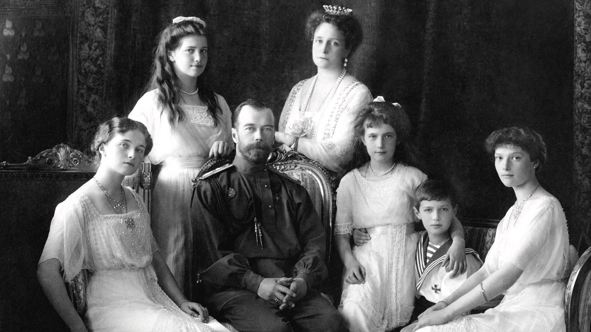 14. Le tsar Nicolas II et sa famille