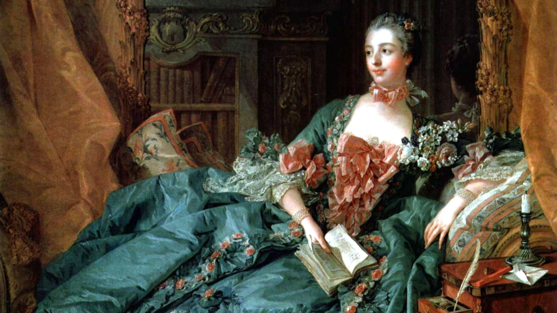 7. Madame de Pompadour, par François Boucher
