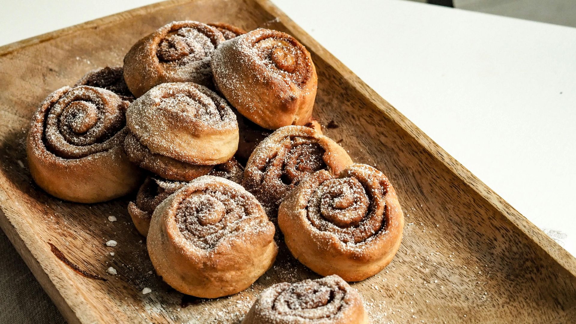 15. Brioches à la cannelle du centre commercial
