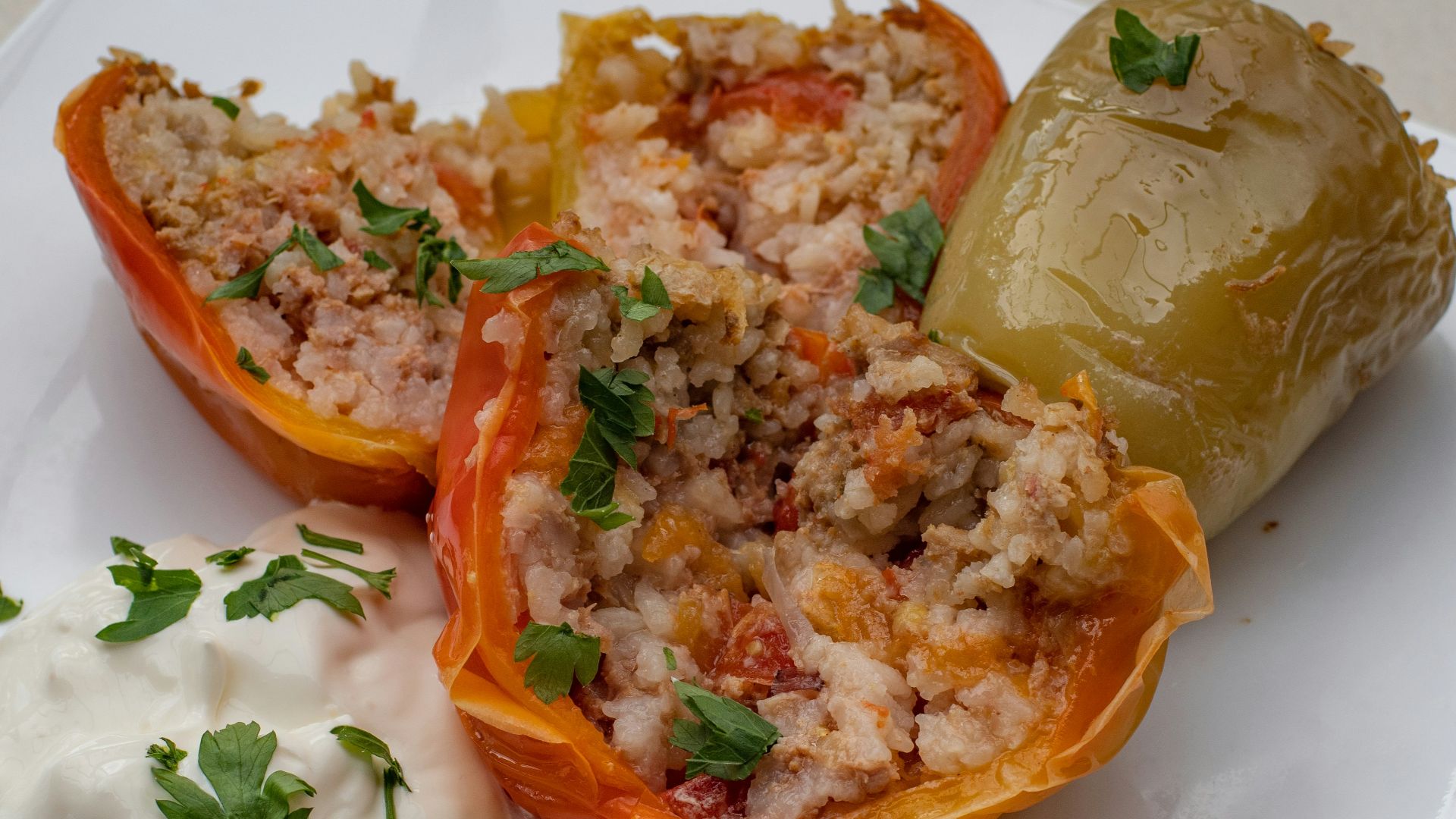 12. Poivrons farcis aux lentilles