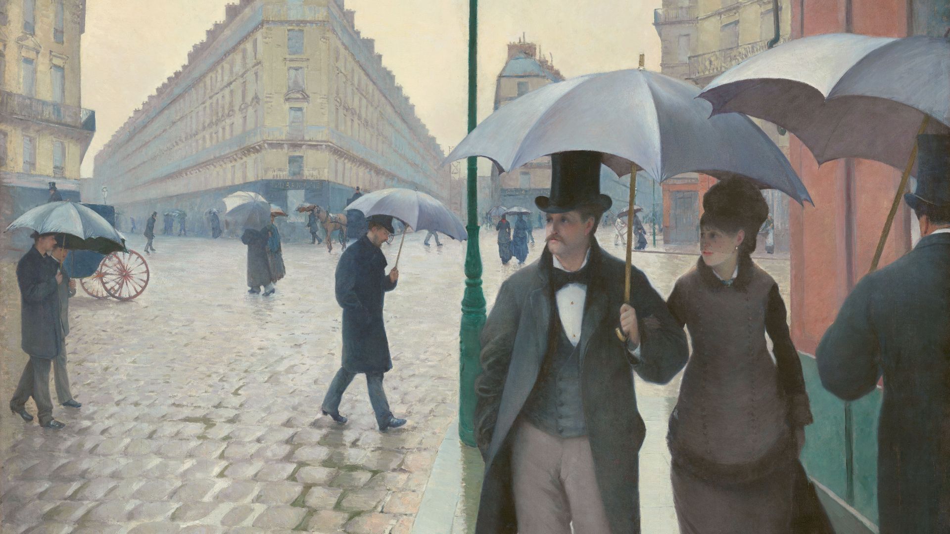 14. Rue de Paris ; Jour de pluie, de Gustave Caillebotte