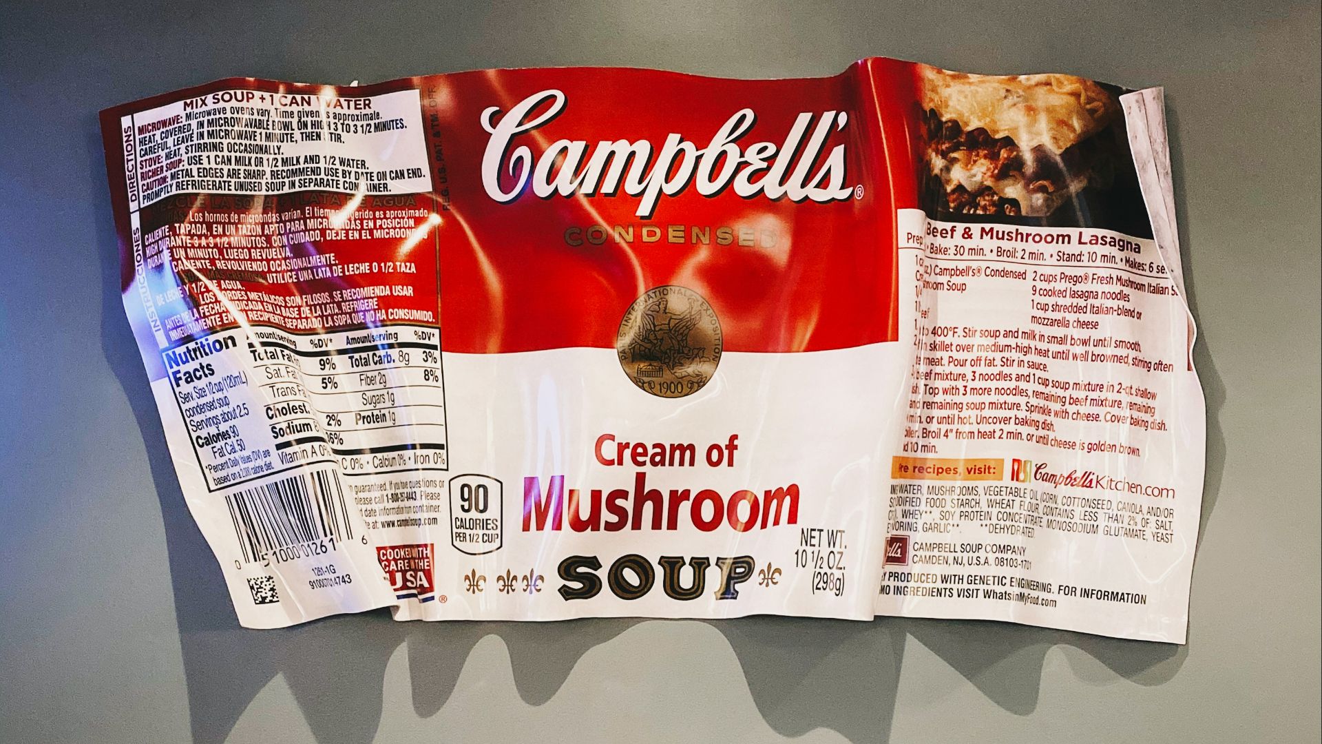 6. Soupe condensée aux champignons non salée de Campbell’s