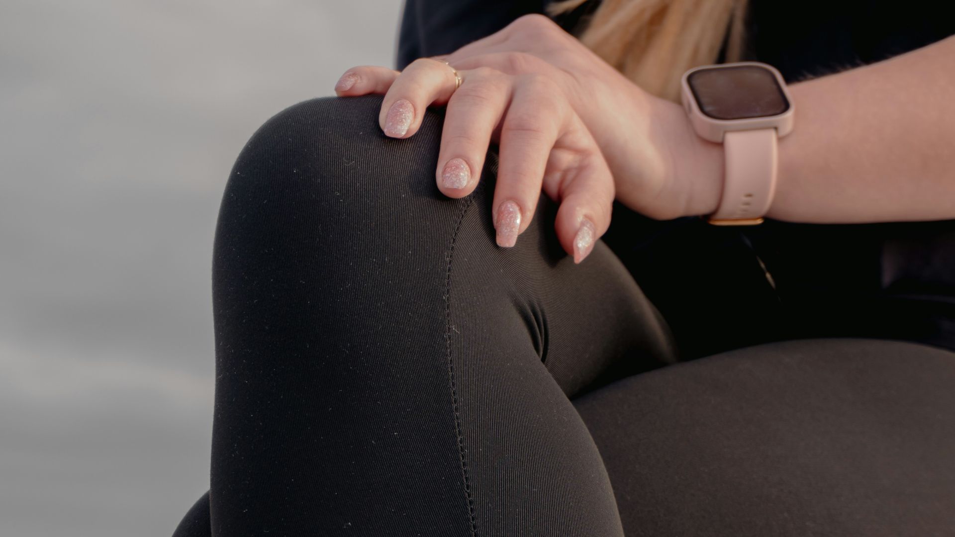 8. Leggings de sport noirs