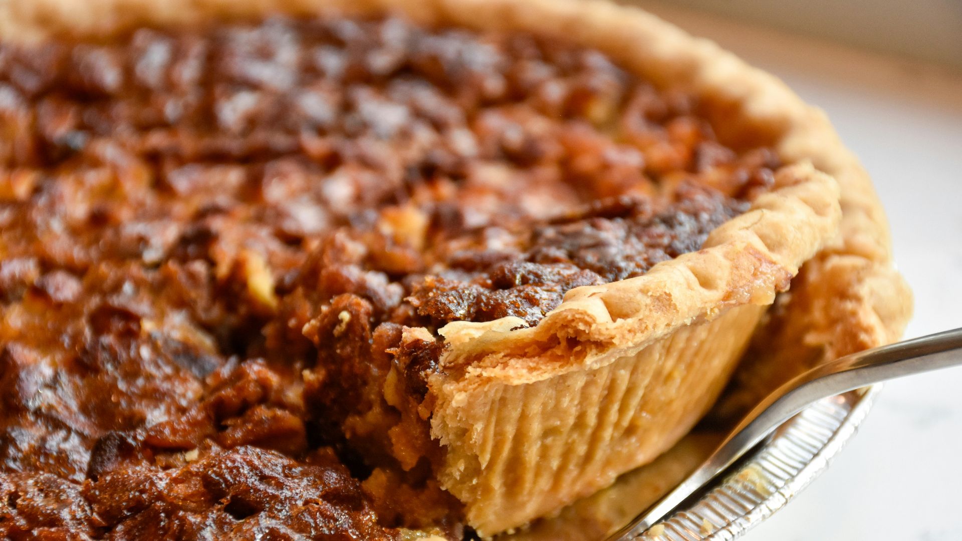 19. Tarte aux noix de pécan et sirop de maïs