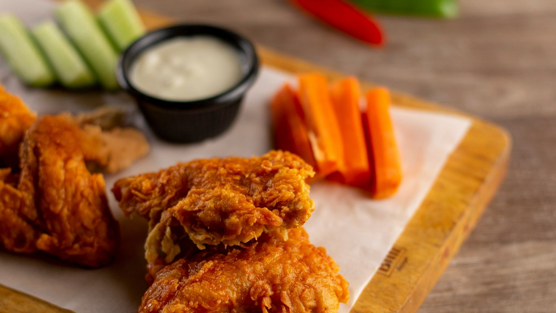 5. Trempette au poulet Buffalo