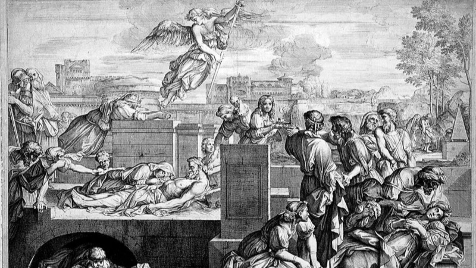 17. Ouvrier chargé des enterrements pendant la peste