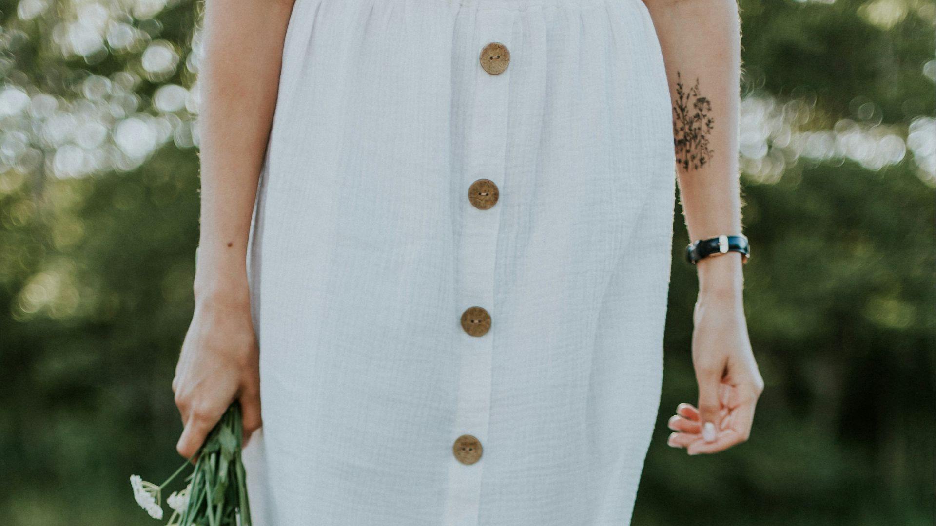 1. La robe presque blanche