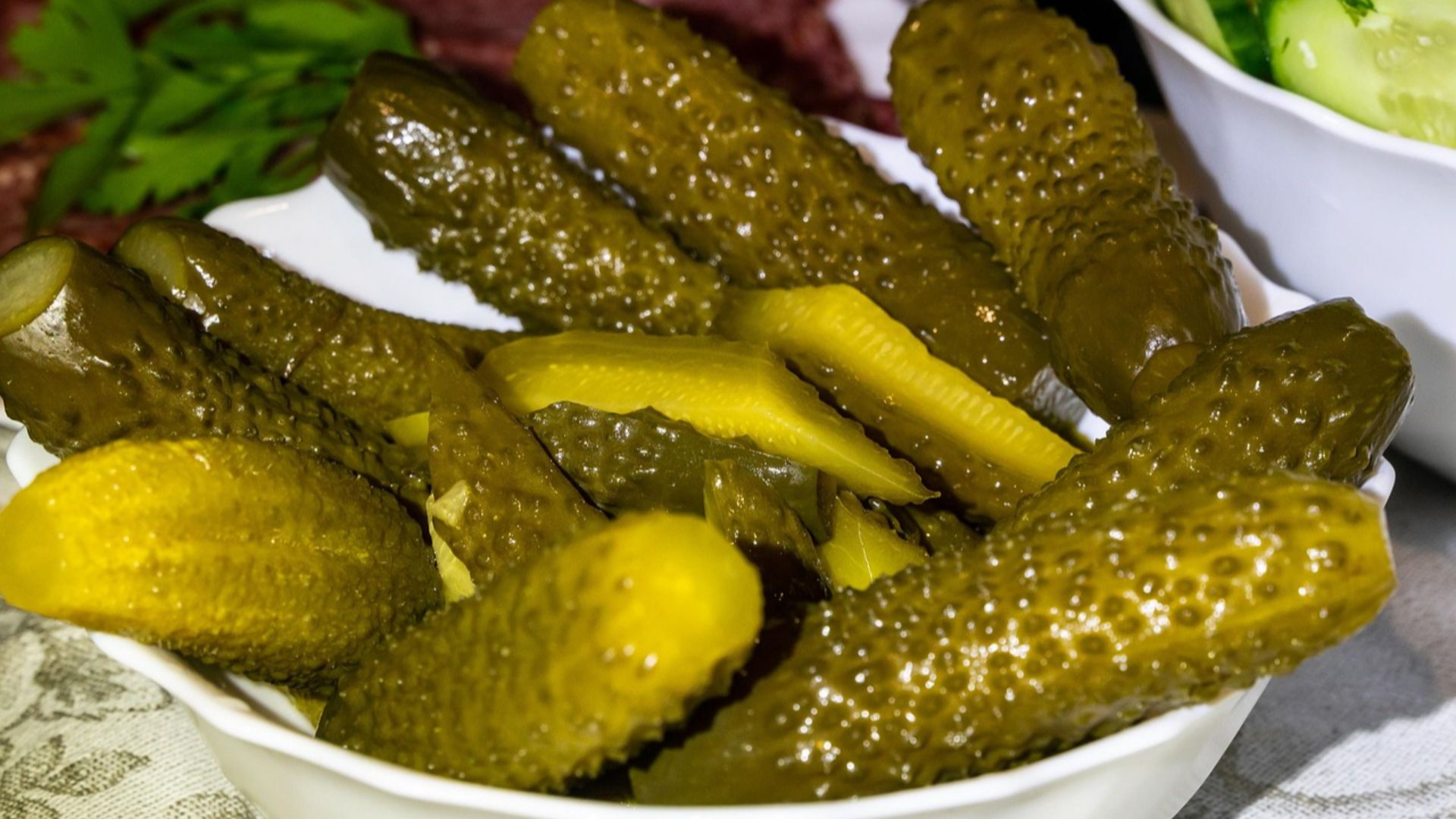 1. Les aliments marinés