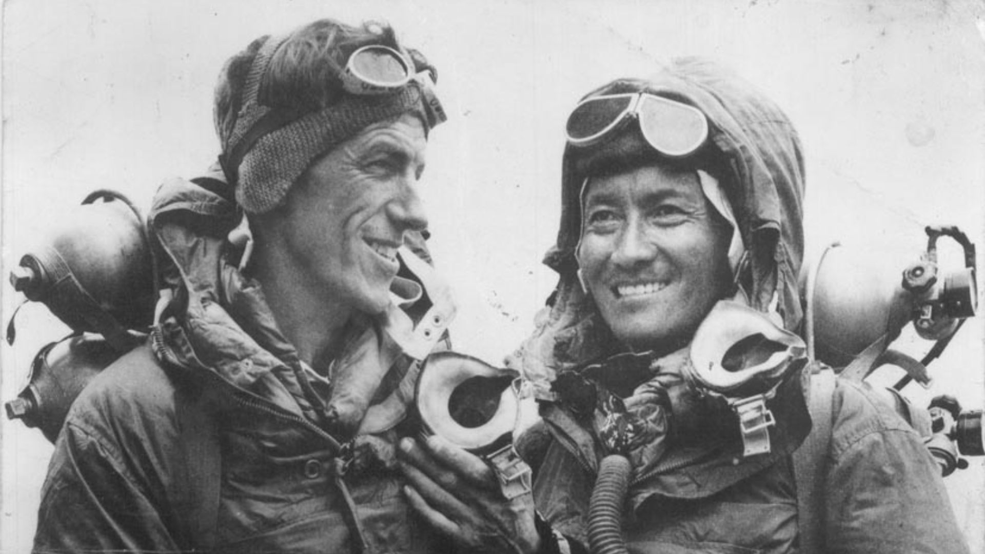5. Edmund Hillary et Tenzing Norgay sur l'Everest