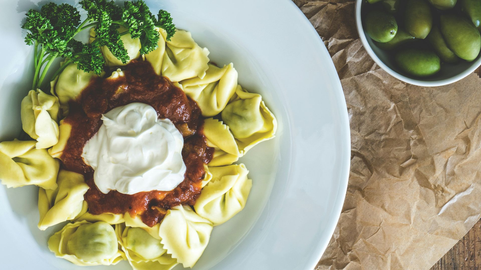 10. Tortellini au pesto