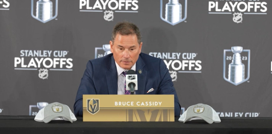 Bruce Cassidy: The Golden Knights are coming up with a ridiculous excuse to defend themselves