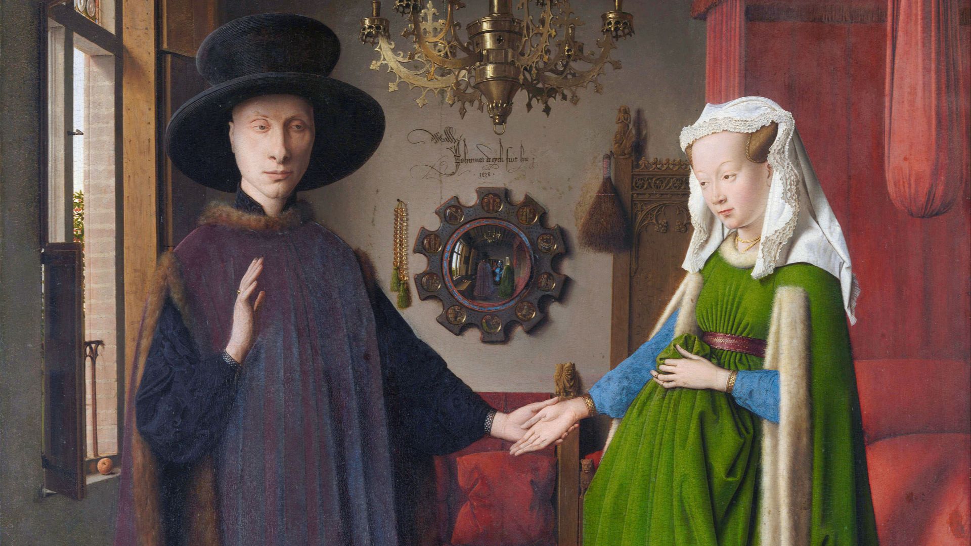 1. Le Portrait des Arnolfini, de Jan van Eyck
