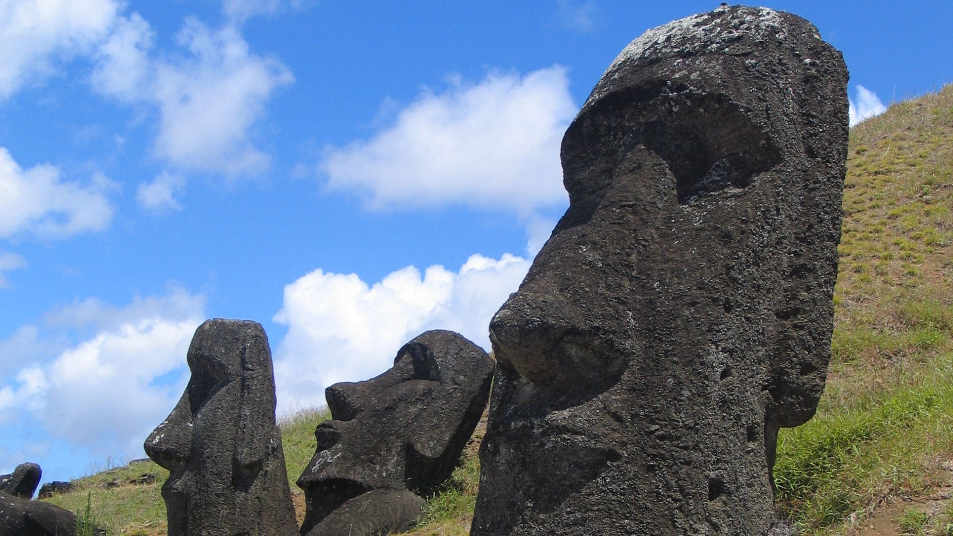 12. Transport des statues de l'île de Pâques