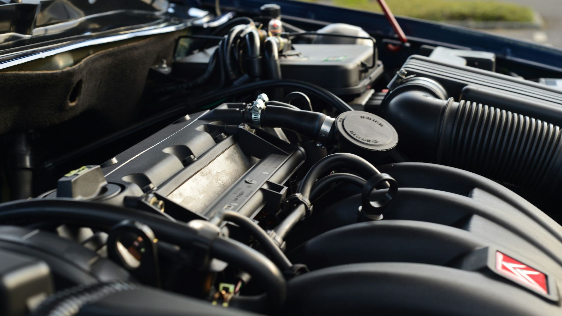 2. Compartiment moteur fraîchement nettoyé