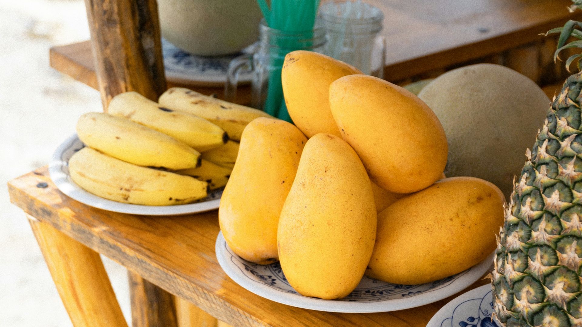 8. Glace à la mangue et à la banane