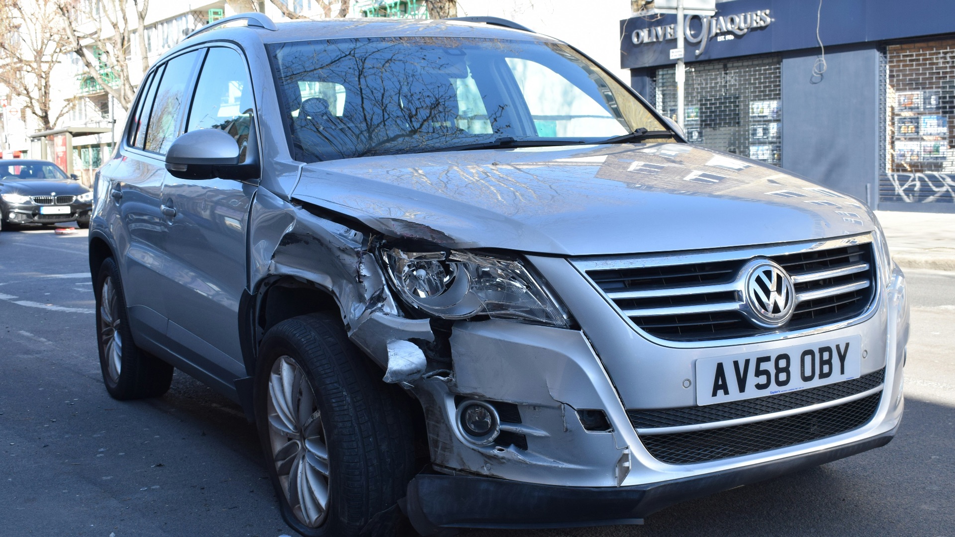 1. Être victime d'un accident de voiture
